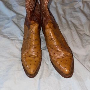 Ostrich boots